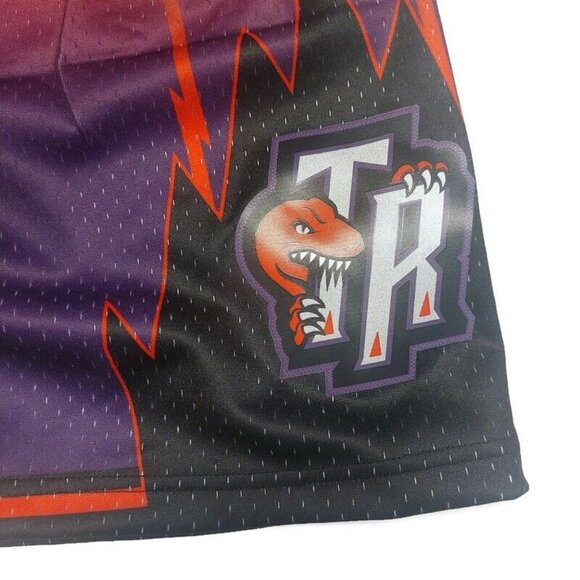 Mitchell & Ness Toronto Raptors Fadeaway Swingman Basketball Shorts Mens Sz 2XL - Picture 2 of 7
